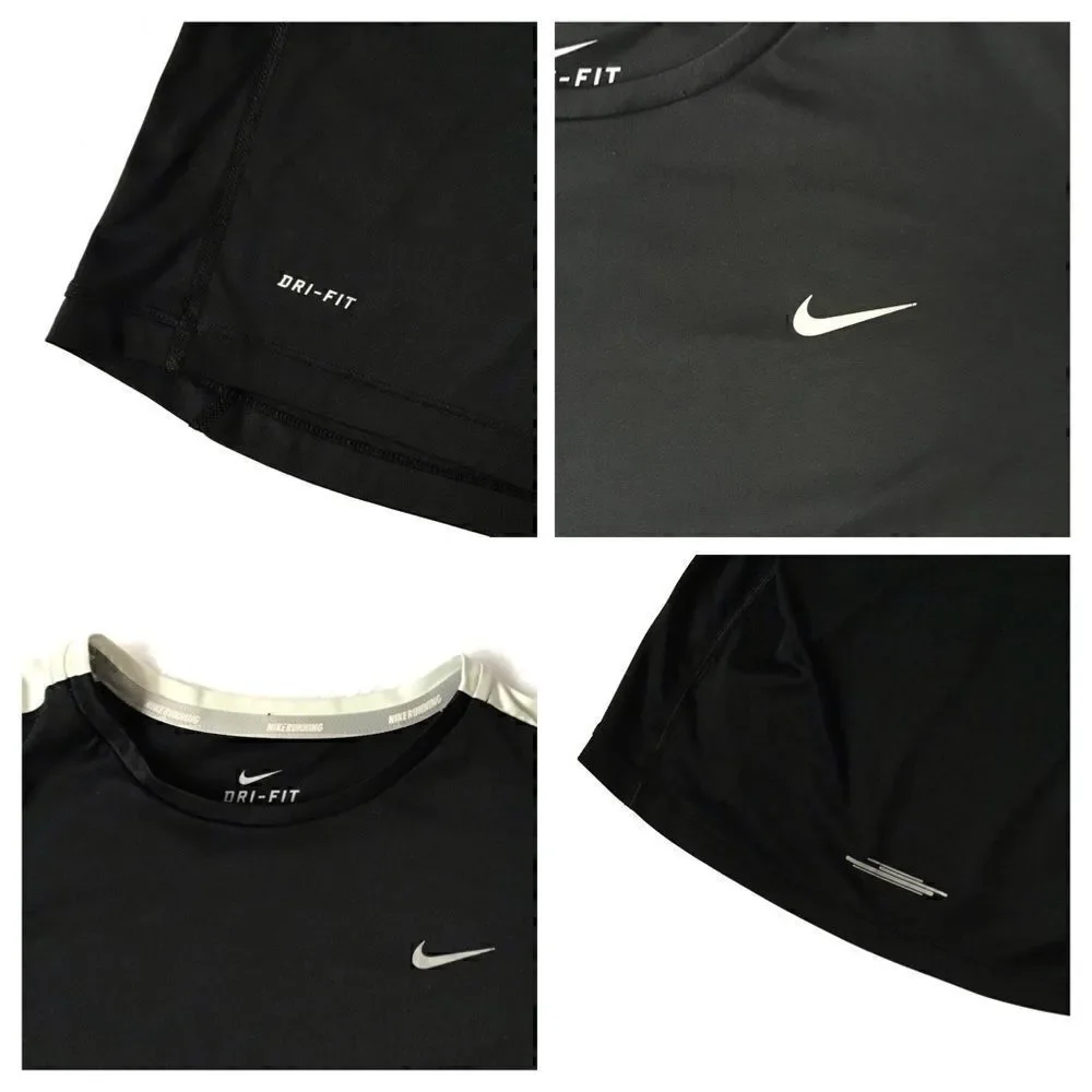 Nike Dri Fit Running Short Sleeve T Shirt